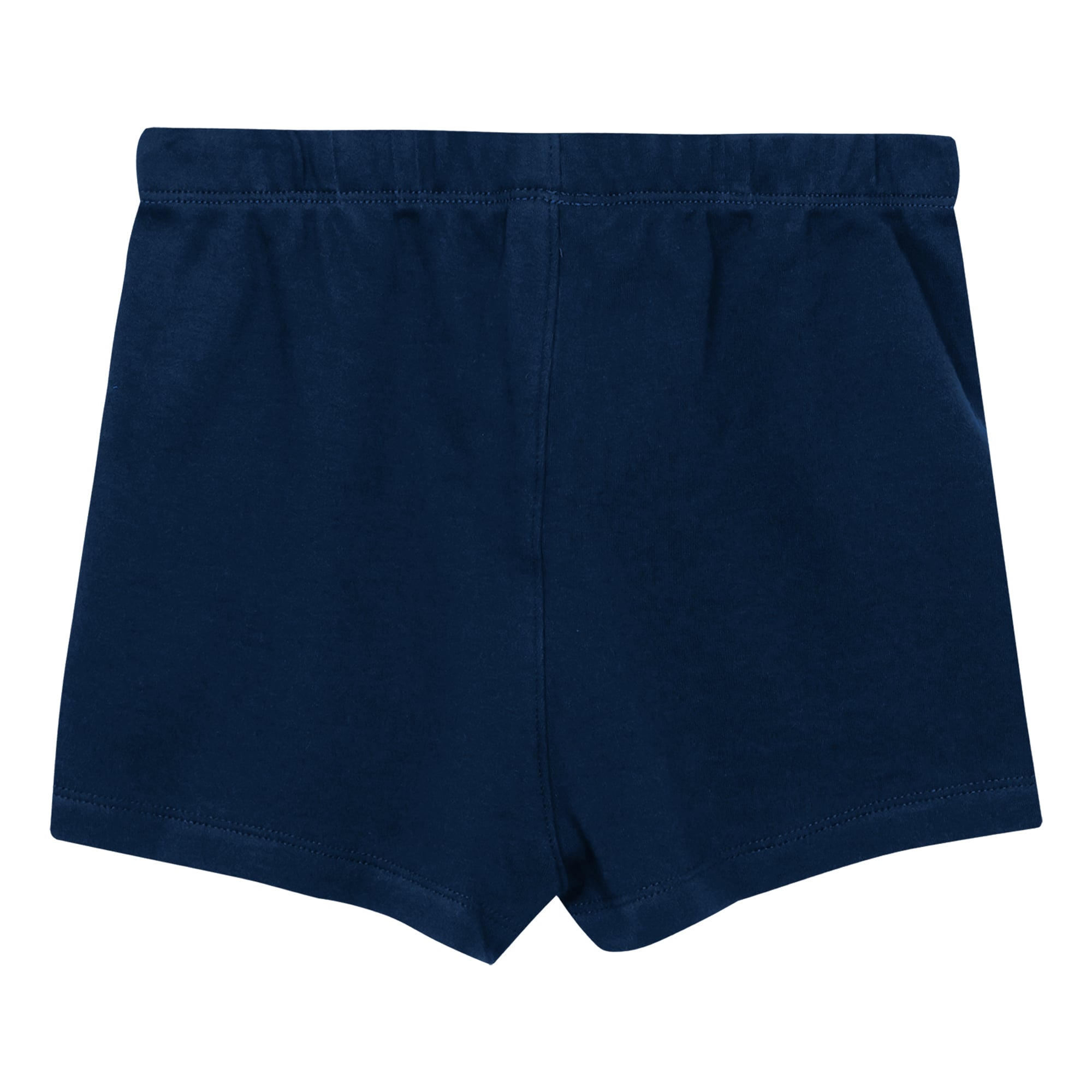 Ensemble T-shirt à col en V et short Outerstuff bleu marine/blanc Michigan Wolverines pour filles (taille préscolaire)